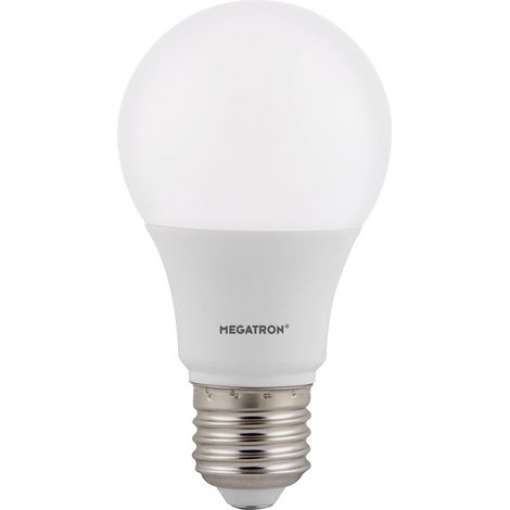 Megatron MT65006 LED EEK F (A - G) E27 Glühlampenform 5.5 W Neutralweiß (Ø x L) 60 mm x 108 mm 1 St