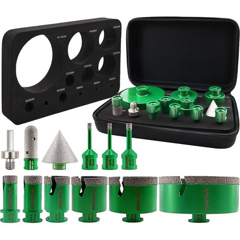 Foret Diamant Carrelage Kit 12 pièces Scie Cloche Carrelage (1/5)