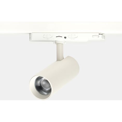 Forlight - Proyector Tent Ø65 Aluminio, Policarbonato Blanco, Facetado