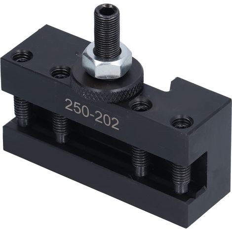 Porte-outil de tournage à rainure en V en acier rapide pour tours CNC manuels BXA 250‑202 (1/5)