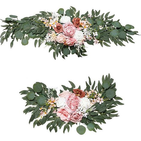 (18112) Blumen für den Hochzeitsbogen, Blumen für das Hochzeitsschild, künstliche Dekoblumen, Blumen für das Willkommensschild, Eckblumen (1/2)