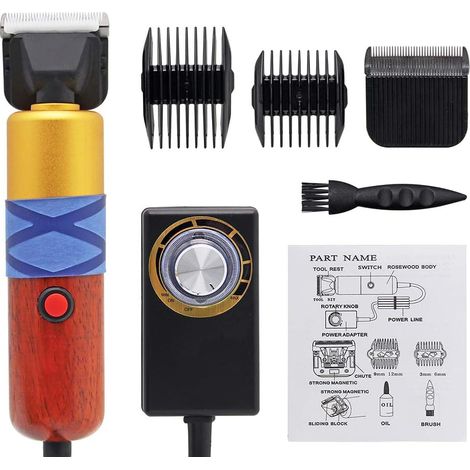 200W Electric Dog and Cat Clipper with 3m Cable Grooming Tool for Rabbits, Dogs and Other Animals (1/5)