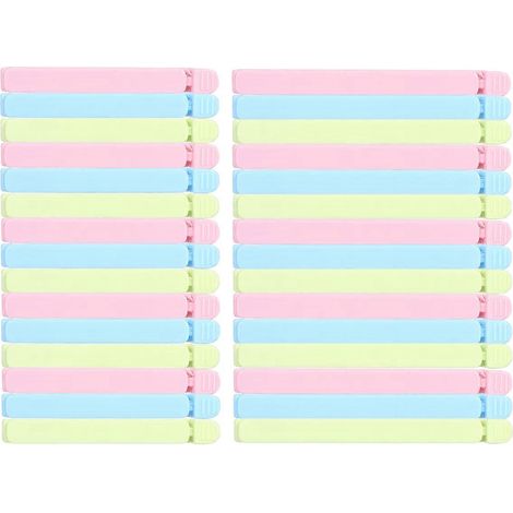 30 praktische Verschlussclips für Lebensmittel, professionelle Snack-Verschlussclips-M-Random Color (1/3)