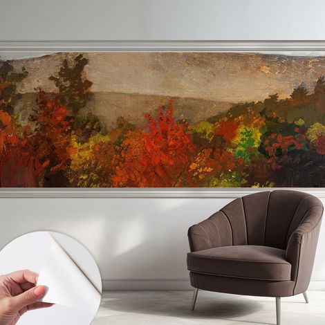 Tapete Selbstklebend - abwaschbar - trendige Wanddeko - elegant Fototapete Herbstpanorama 250x104 cm (1/5)