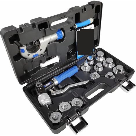 Kit D'outils D'emboutissage Ulique HVAC For Tube En Cuivre Outil D'extension De Tube En Cuivre Extensible 10-42mm Ou 3/8 "à 1-5/8"(Inch jaws)