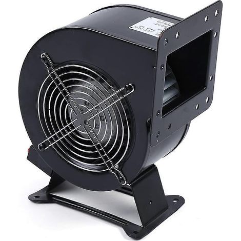 Ventilateur centrifuge de 120 W, volume d'air de 196 CFM, vitesse de 2600 tr/min, montage sur bride, compatible avec les chaudières à bois extérieures. (1/5)