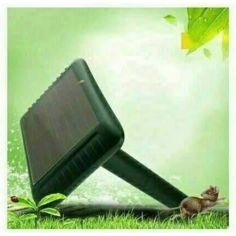 Lot de Répulsif Taupe Solaire Répulsif, Ultrason Mole Chasse Taupe Solaire Intelligent Combine Sons et Dispositif étanche de Charge Solaire pour Jardins Extérieurs Pelouse. (1/3)