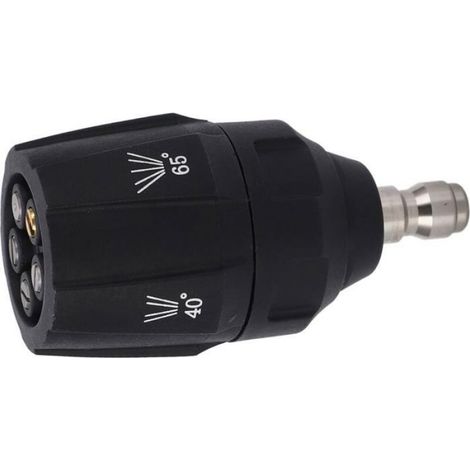 Buse Haute Pression - 5 Fonctions - Rotation 360° - Raccord Rapide 1/4 Pouces - Pour Equipement Agricole - 1 Pièce (1/4)