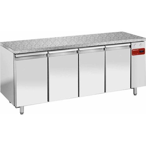 Table réfrigérée négative 4 portes top en granit - Diamond (1/3)