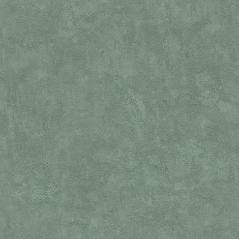 Papier peint texture béton vert apaisant (1/3)
