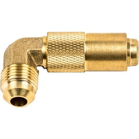 Adaptateur coudé à propane pour Blackstone, raccord de conversion en laiton 5/8 pouce basse pression pour plaques de cuisson de camping de table (1/5)