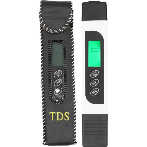 Tragbares Wasserqualitätsmessgerät 0–9999 ppm – Misst TDS und EC – Wasserreinheitsprüfgerät (1/5)
