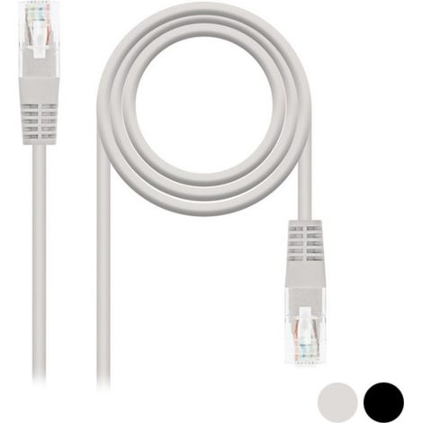 Câble réseau Rj45 Utp Cat5e 2m Noir 10.20.0102-bk (1/5)