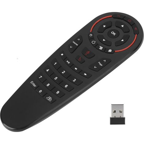 Télécommande vocale G30 à 33 touches pour ordinateur Android, boîtier TV et récepteur Bluetooth. (1/5)