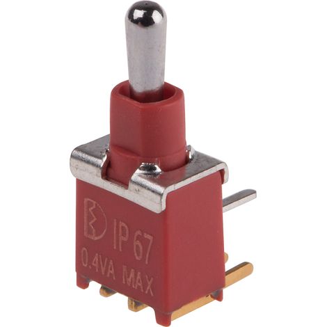 Interrupteur à levier RS PRO, On-Off-On, 1RT, 400 mA @ 20 V c.c. ( Prix pour 1 )