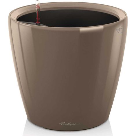 LECHUZA CLASSICO Premium LS 35 Komplettset taupe hochglanz