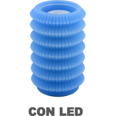 Candela led lanterna blu fontana cm13 (1/4)