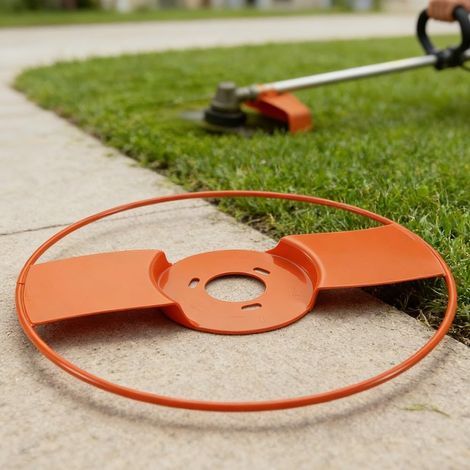 Protection débroussailleuse en acier renforcé 3,2 mm – Résistante aux débris – Pour terrains inégaux – Installation rapide sans outil – Grasslin