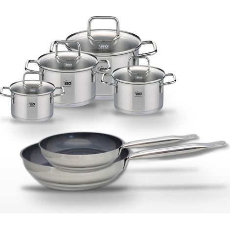 Lot Poêles 24/28 cm et Faitouts 12/14/16/20 cm Elo Profi Therm Platinum (1/5)