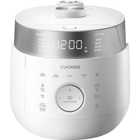 Cuckoo CRP-LHTR1009F multicooker per riso 1,8 l induzione IH bianco argento 16 programmi