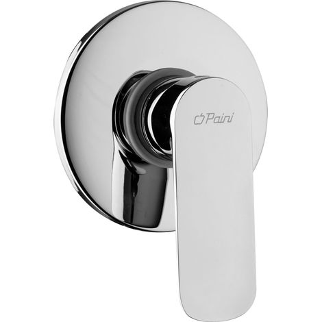 Paini France – Mitigeur de douche encastré 9CR690 – 1 sortie standard 1/2'G – Plaque Ø116 mm – Finition chrome – Corps en laiton