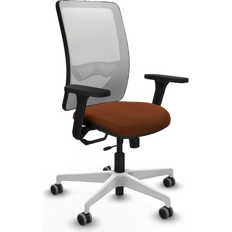 Chaise de bureau piqueras y crespo Zulema marron cuir synthétique (1/2)
