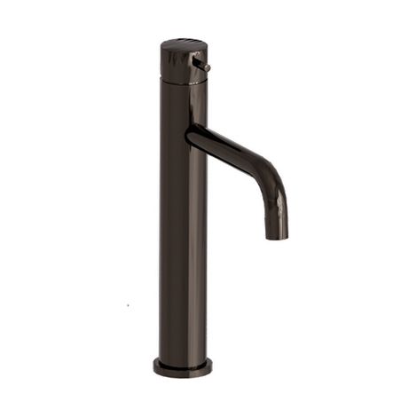 LAVABO MI-HAUT TRIVERDE CHROME NOIR + VIDAGE LAITON UP&DOWN - CRISTINA ONDYNA TV22772 (1/2)