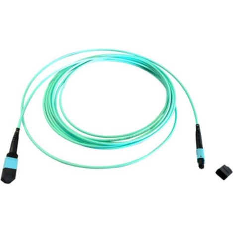 [NEUWERTIG] B-Ware EFB Elektronik Patchkabel Kabel Glasfaser LWL MPO MTP OM3 LSZH aqua 5m (1/2)
