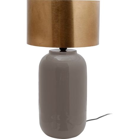 Lampada da tavolo Art Deco 725 in metallo Grigio e Oro (1/3)