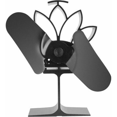 Fuel-efficient thermodynamic stove fan for fireplaces and stove accessories, eco-efficient fan, 2 blades (1/5)