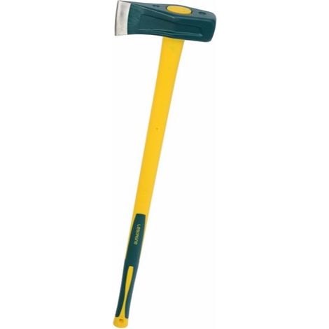Leborgne – Fendeuse à bois manuelle 2,5kg – Tête en acier au carbone forgé – Angles arrondis pour sécurité – Refente bûches jusqu'à 50cm