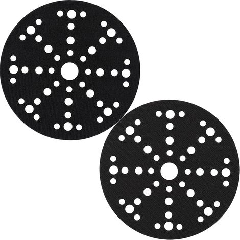 Support de protection Ø 150mm 49 trous, 2 pièces, pour protéger les plateaux de ponçage auto-agrippants