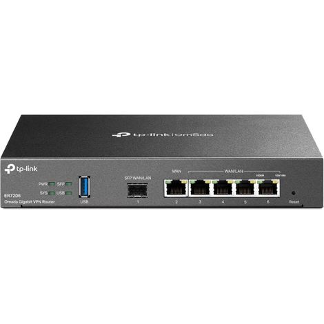 TP-Link Omada ER7206 Routeur connecté Gigabit Ethernet Noir