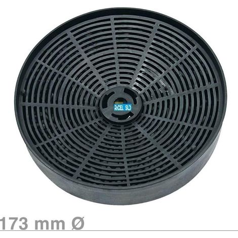 FILTRO CAPPA CARBONI ELECTROLUX  ELICA CANDY TURBOAIR MM 173 H 43 FK 120 F 22 (1/2)
