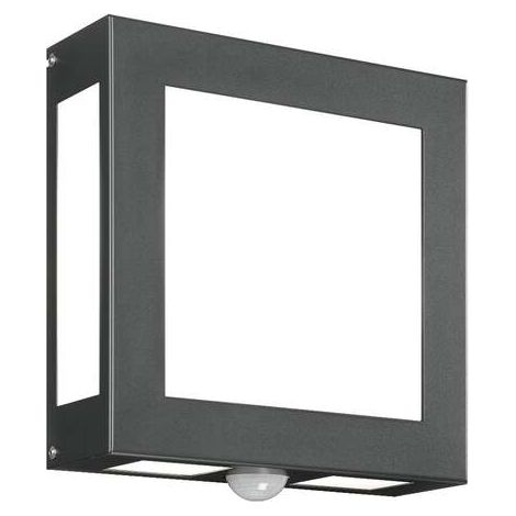 [GEBRAUCHT] B-Ware CMD Außenwandleuchte Legendo mit Bewegungsmelder IP44 anthrazit 28x28cm 2x60W (1/2)