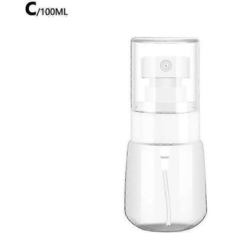 Flacons vaporisateurs vides modernes en plastique transparent de 30 ml/60 ml pour parfum et alcool. Fiables et faciles à utiliser. Transparents, 100 ml.