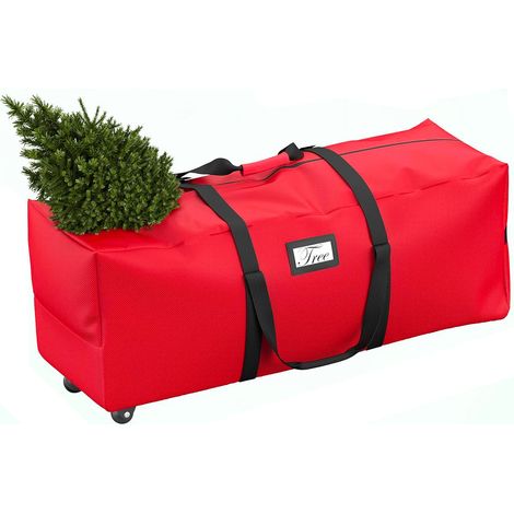 Borsa Contenitore Per Albero Di Natale Con Ruote In Tessuto Impermeabile