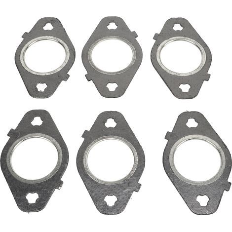 6 pièces ensemble de joints de collecteur d'échappement remplacement d'étanchéité parfait pour Dodge Ram pour Cummins 5.9 L 6.7L 24 V (1/5)
