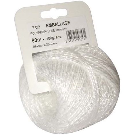 Polypropylenschnur 2.0/2, 100g, 90-100 Meter