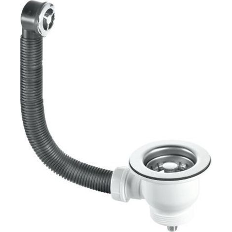 Mcalpine 1.5" Mini Basket Strainer Waste - Stainless Steel