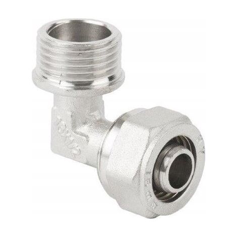 Raccord hydroland pex.k.gz16x1/2 vernickeltes Messing 16 mm