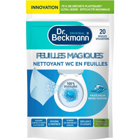 Nettoyant WC - feuilles prédosées - Marine - 20 feuilles (1/5)