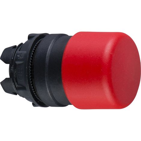 Tête de bouton-poussoir Schneider Electric Rouge, Retour par ressort, Ø découpe 22mm, Harmony XB5 ( Prix pour 1 ) (1/4)