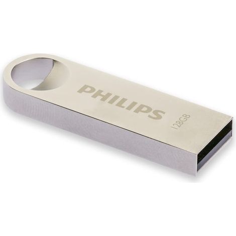 Philips Moon edition unidad flash USB 128 GB USB tipo A 2.0 Plata