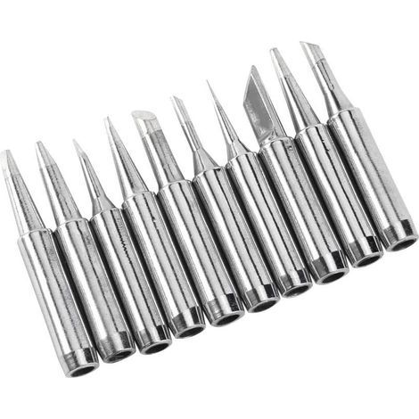 Soldering Iron Tip, 10pcs 900M-T Soldering Tips for Soldering Stations 936, 937, 938, 969, 8586, 852D (1/5)