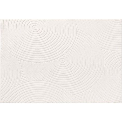 Tapis Déco Relief "Lazio" 120x170cm Naturel