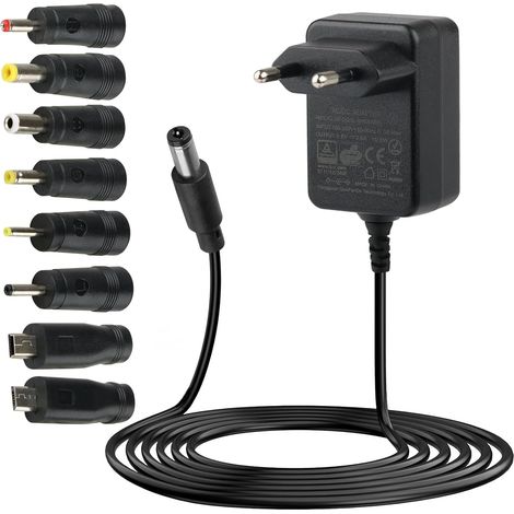 Chargeur 5V 2A,Alimentation 10w AC/DC Adaptateur 100-240V 50-60Hz (1/5)