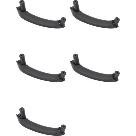 Cinco embellecedores para las manijas interiores de las puertas de los modelos BMW F25, F26, BMW X3 y BMW X4 (modelos 2011-2017), disponibles tanto para la parte delantera como para la trasera.