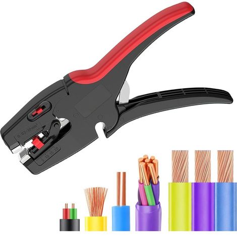 Pince à Dénuder Automatique, 2 en 1 Pince à Dénuder, , coupe-fil multifonction 0,03-10 mm², pour électricité, automobile, électronique (1/5)