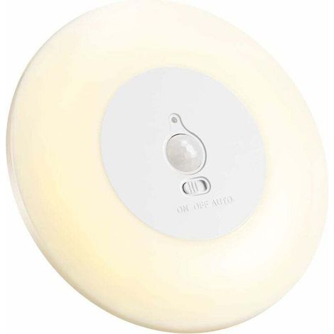 YMYNY Plafonnier LED avec détecteur de mouvement à piles pour intérieur Lampe de Plafond sans Fil 3000K pour placards Armoire sous-sol Garde-manger Escalier [Classe énergétique A+]